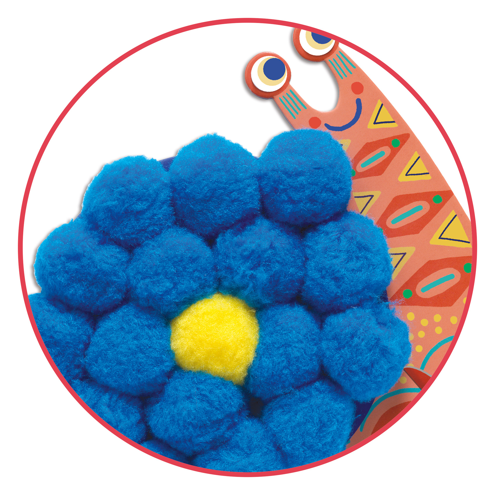 Pompom-kép készítés - Óriáspompomos állatok - Fluffy animals