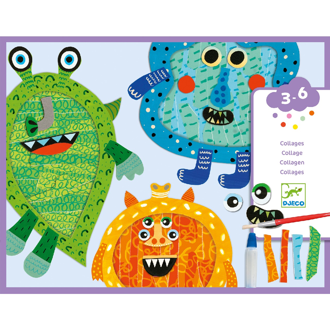 Kollázs műhely - Tépkedős ragasztós - Tear and stick