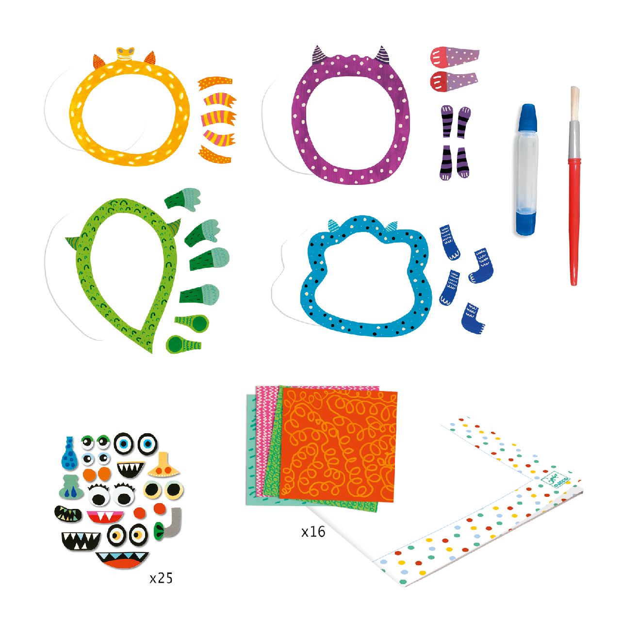 Kollázs műhely - Tépkedős ragasztós - Tear and stick