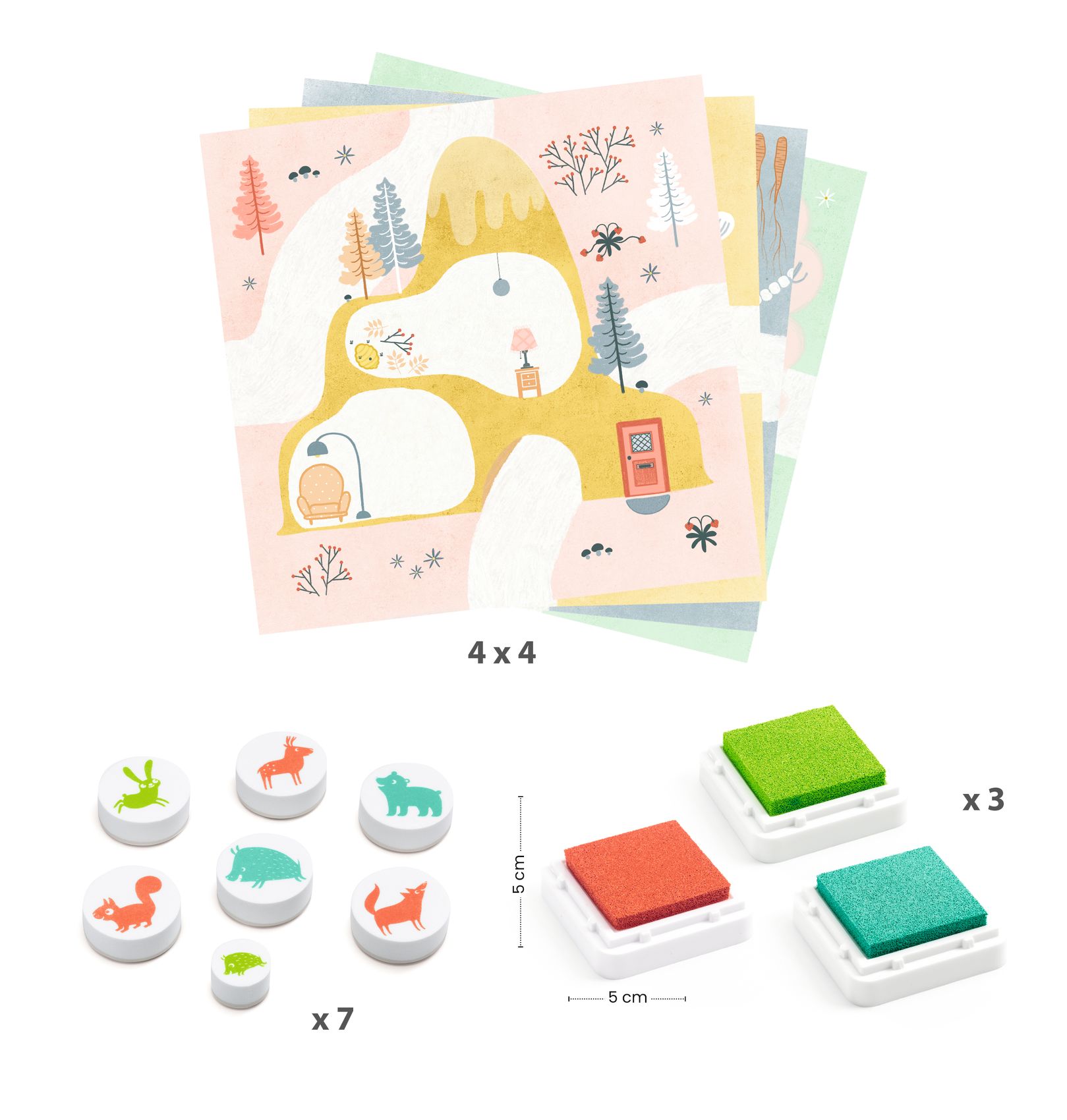 Kreatív nyomdakészlet - Erről-arról - Out and about