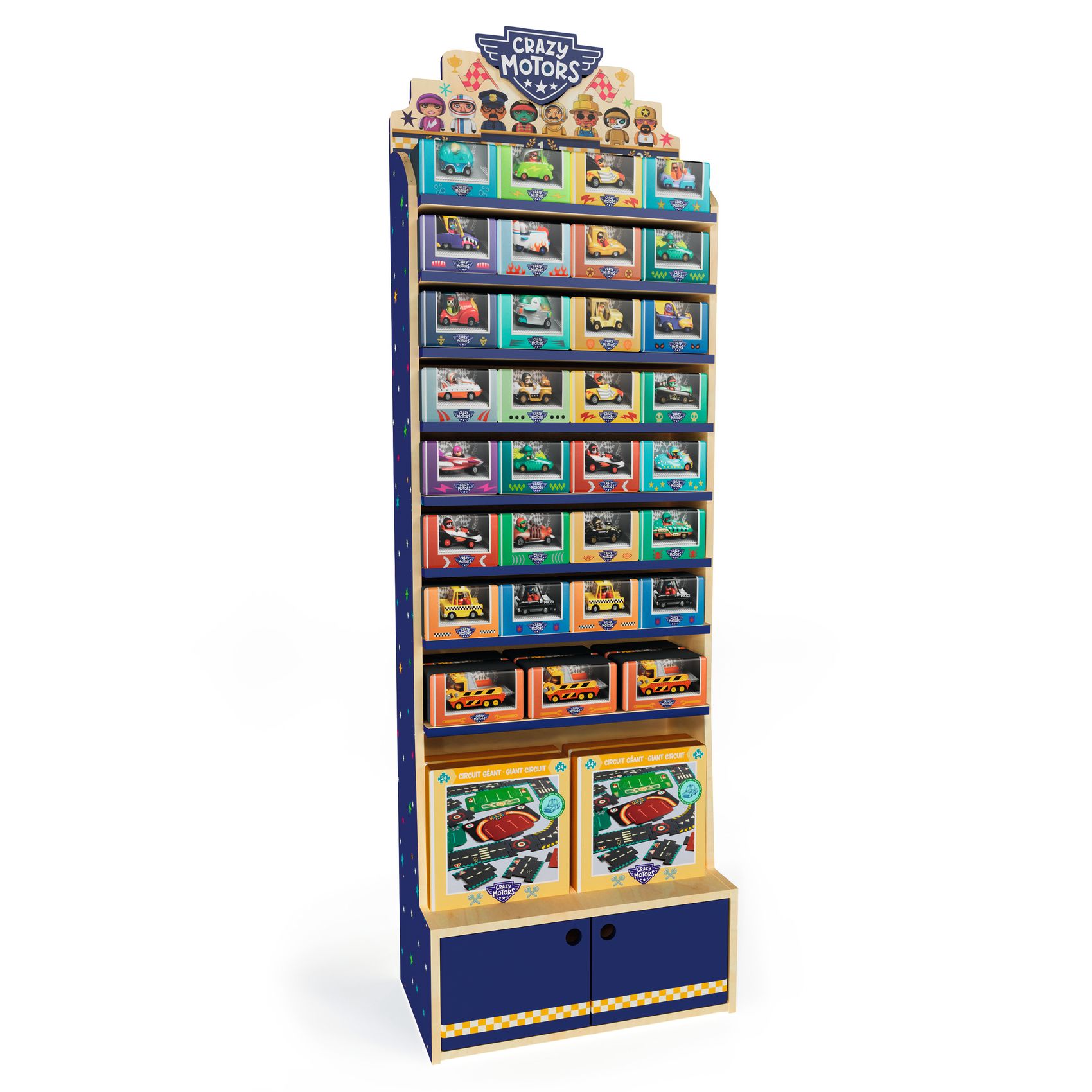 Display - Crazy Motors big size