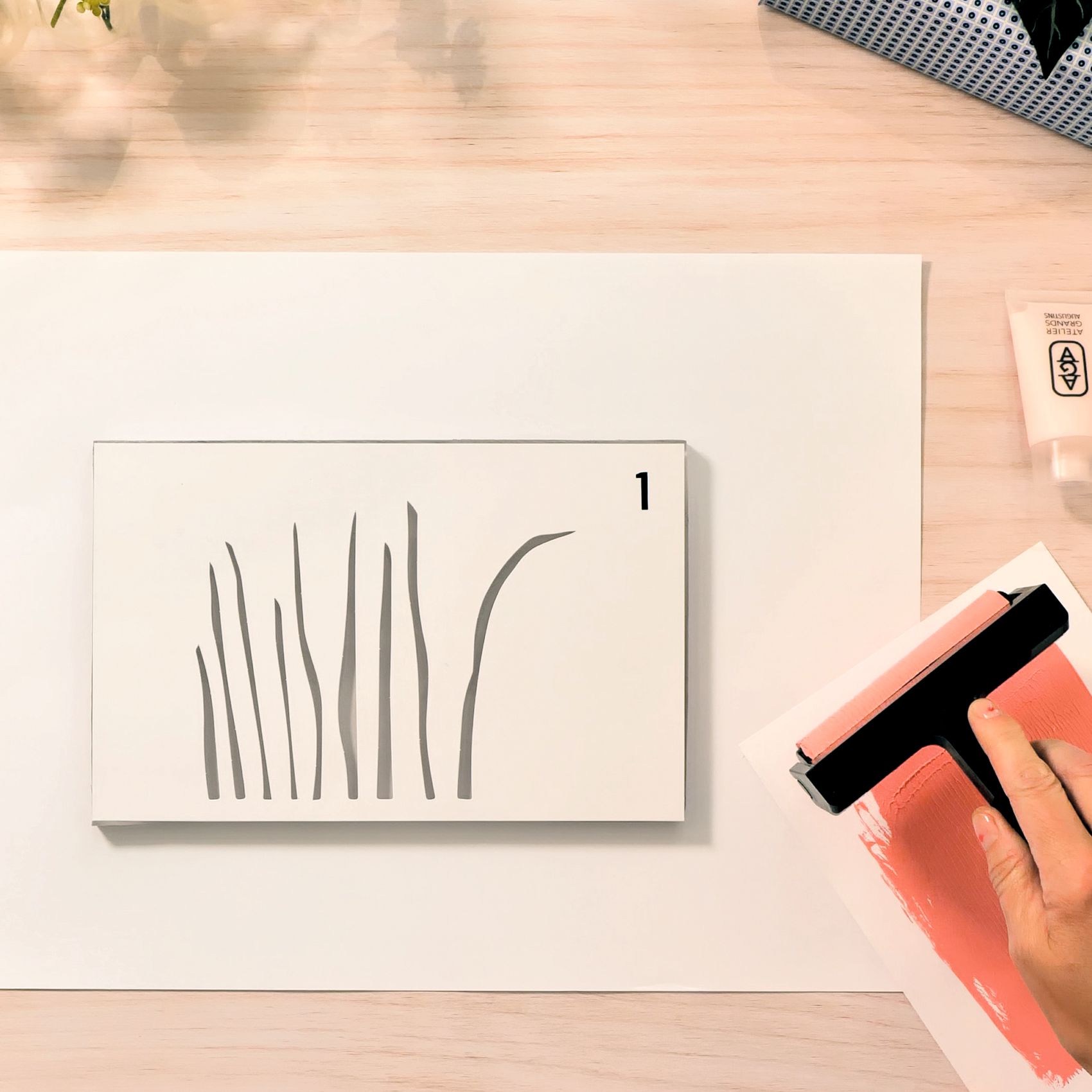 Műterem 47 - Gélnyomtatás, Éjjel és nappal - Atelier 47, Gel Printing