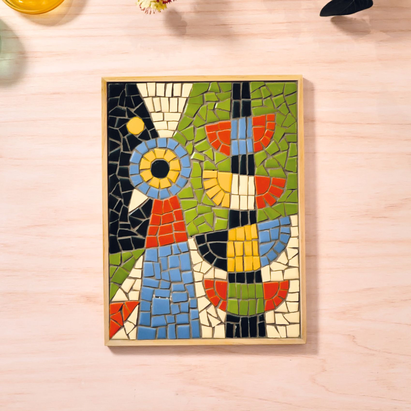 Műterem 73 - Mozaikkép, Páva - Atelier 73, Mosaic