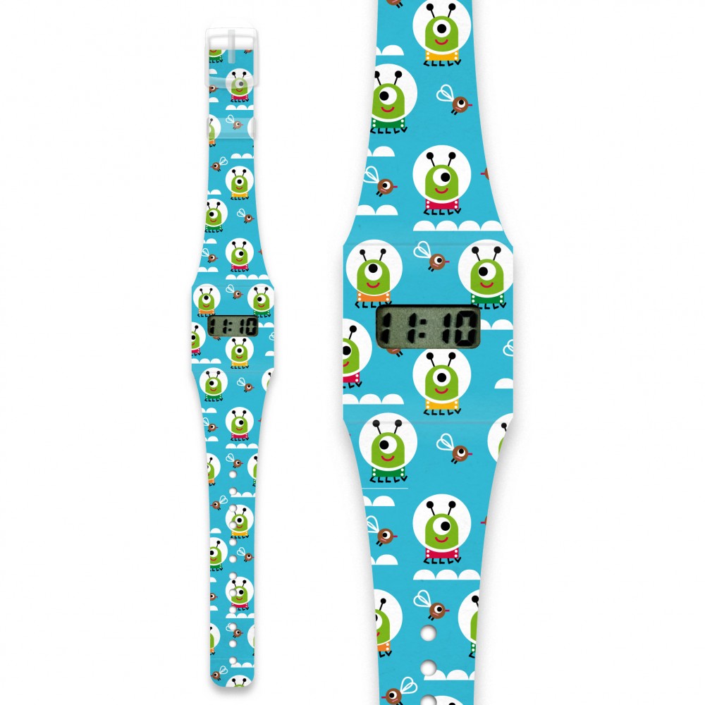Papír karóra - HAPPY ALIENS - Pappwatch Kids
