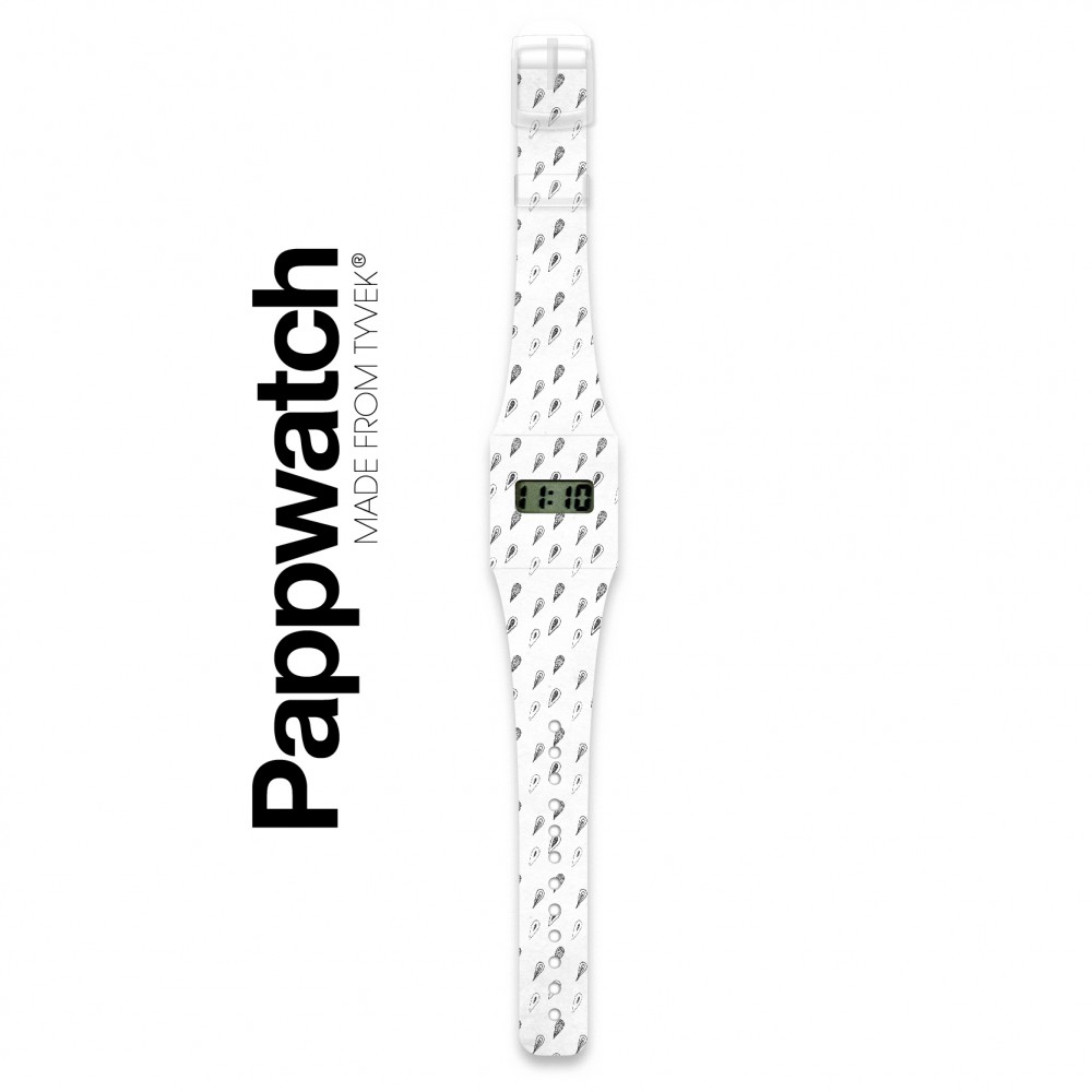 Papír karóra - WHITEDROP - Pappwatch