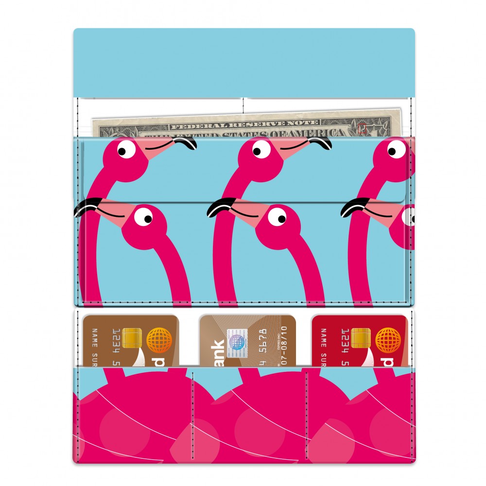 Női pénztárca - FLAMINGO PARTY -  Damenportmonee