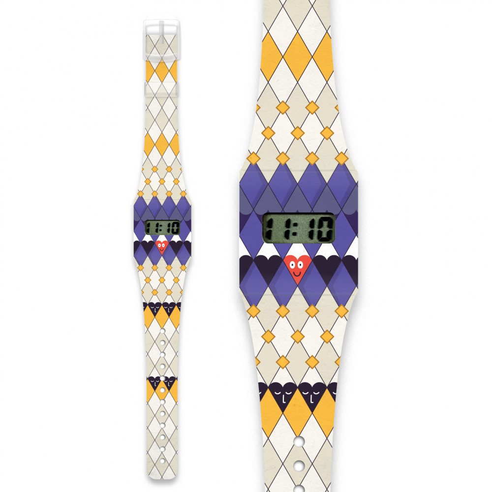 Papír karóra - DIAMONDS - Pappwatch Kids