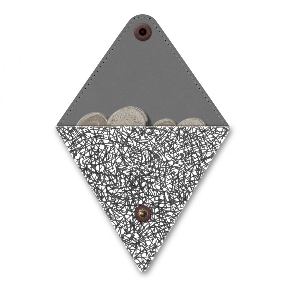 Háromszög pénztárca - WILD STROKES - Triangle Purse Small