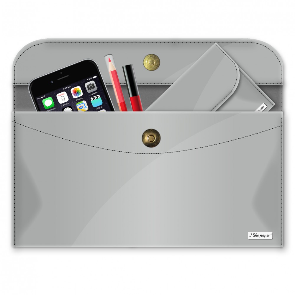 Kézitáska, nagy - SILBER / METALLIC - Big Case