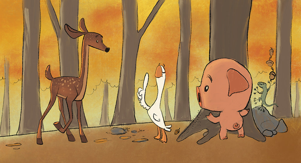 Malac és Liba kirándul (Malac és Liba)