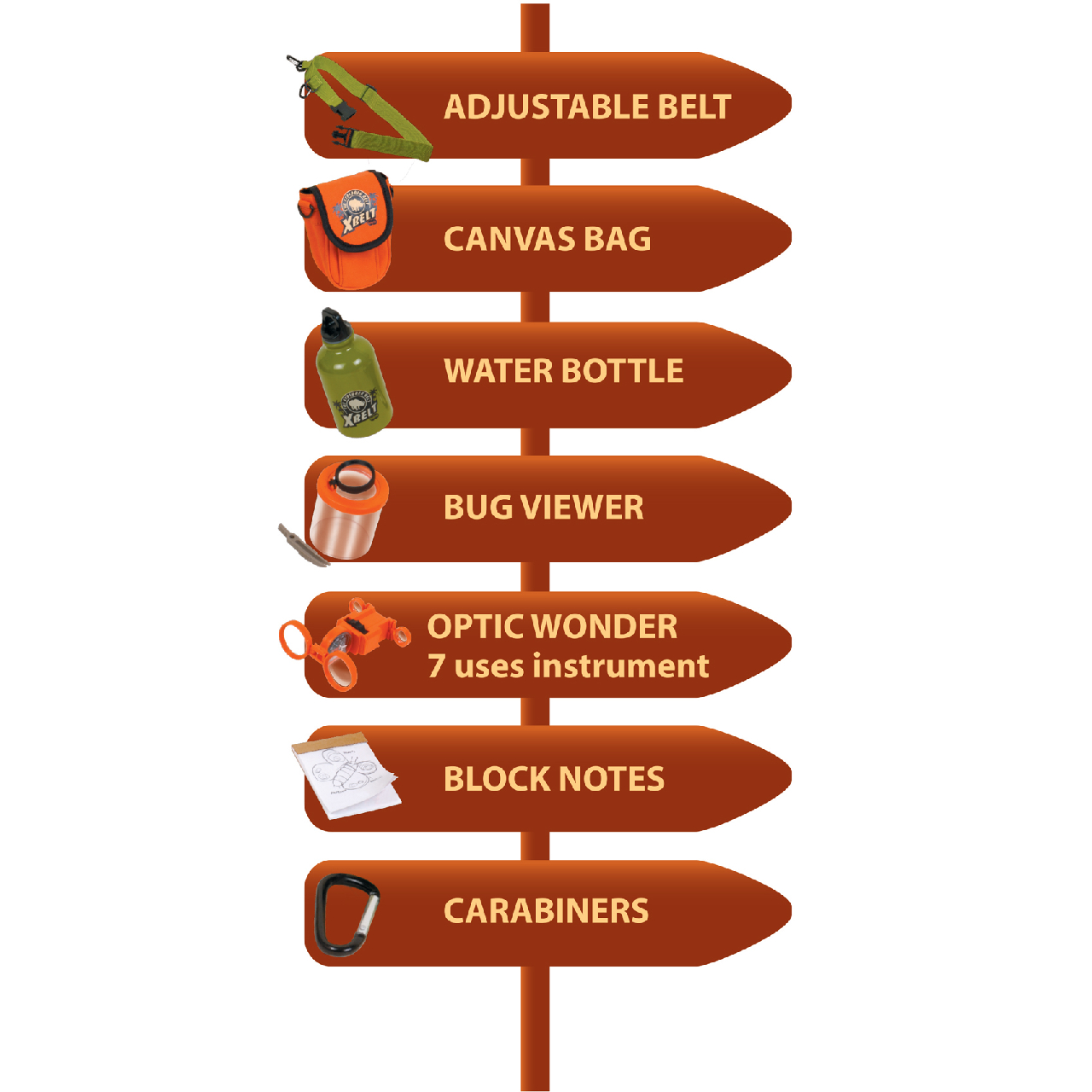 Kaland alapfelszerelés - X-BELT, The Exploration Belt