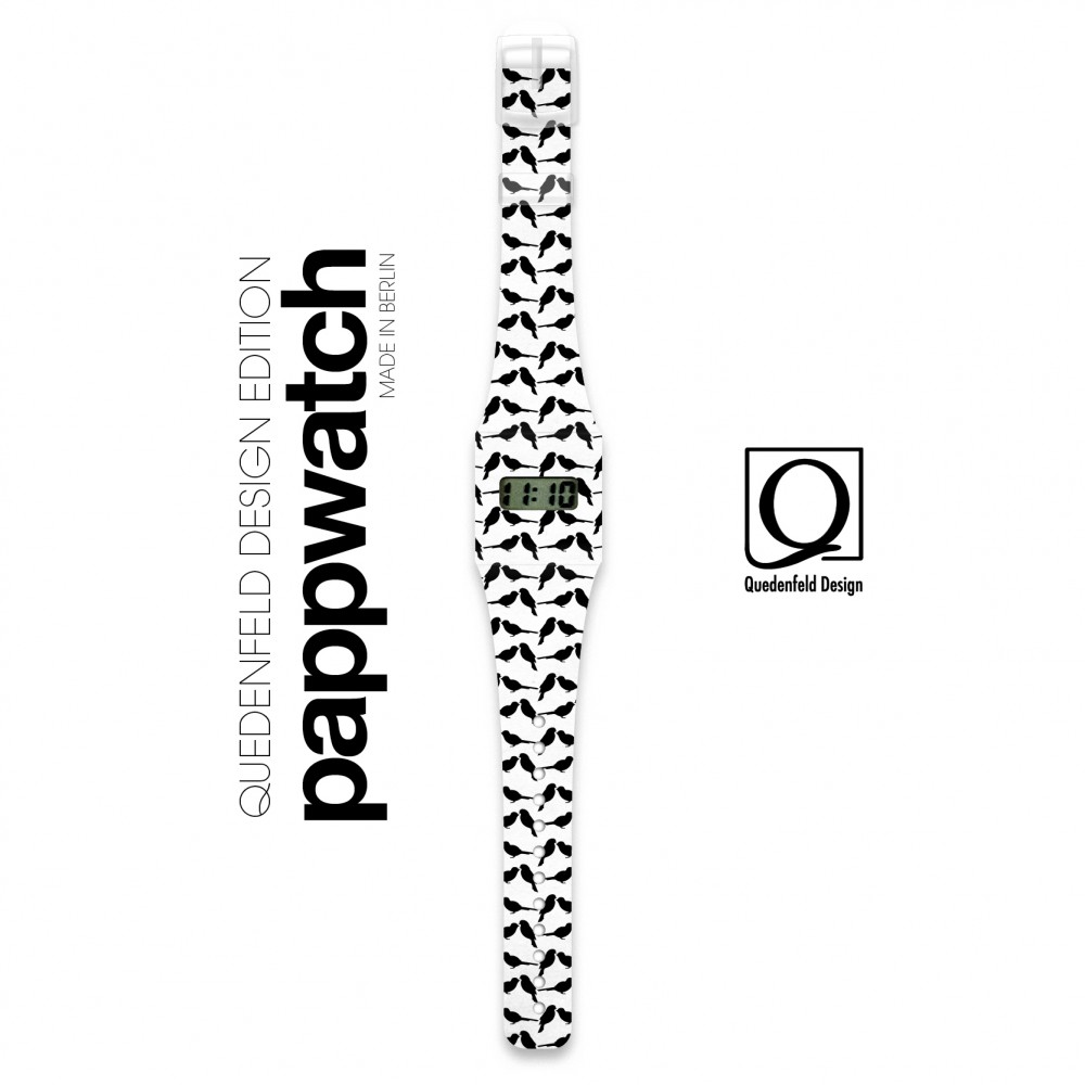 Papír karóra - BLACK SPARROW - Pappwatch Kids