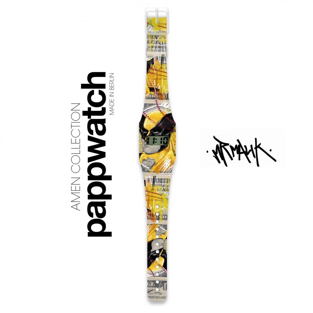 Papír karóra - THE WOLF - Pappwatch